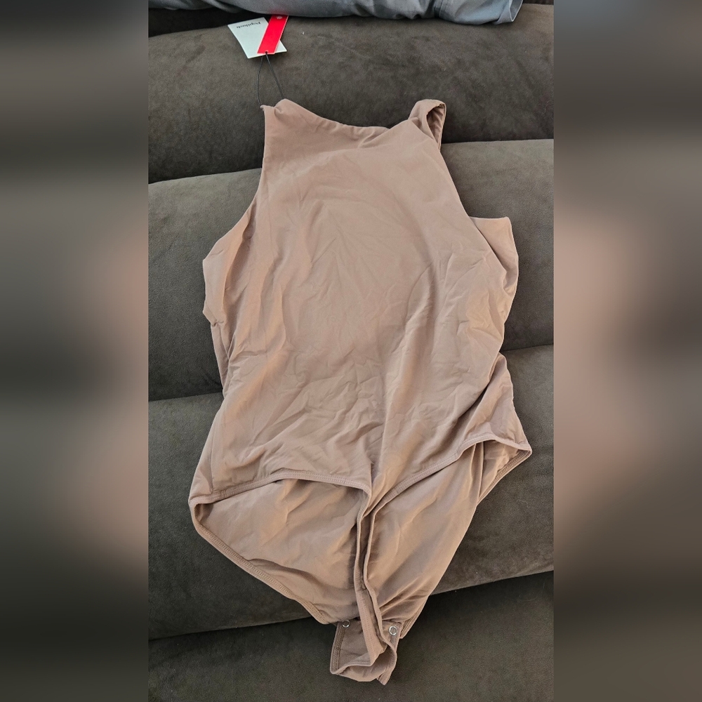 Popilush Body Suits Sleeveless Crew Neck Tank Top #823 - Picture 3 of 11
